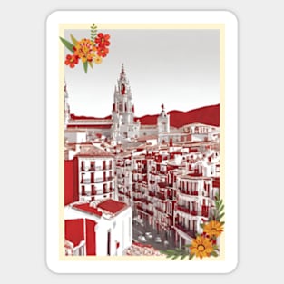 Spain vintage travel tourism 5 Sticker